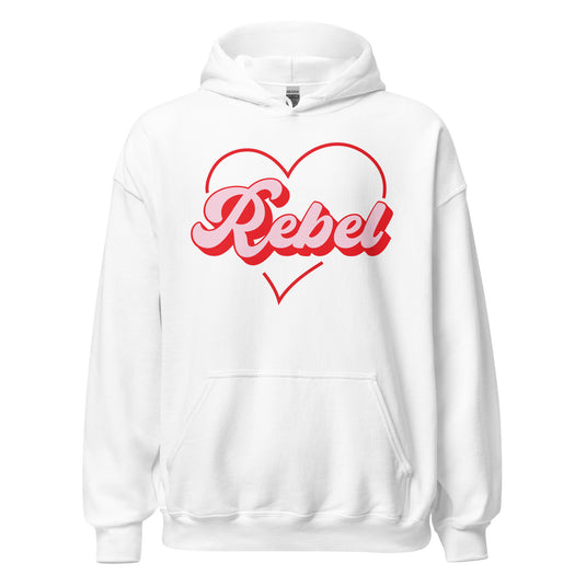 Rebel At Heart- Unisex Hoodie