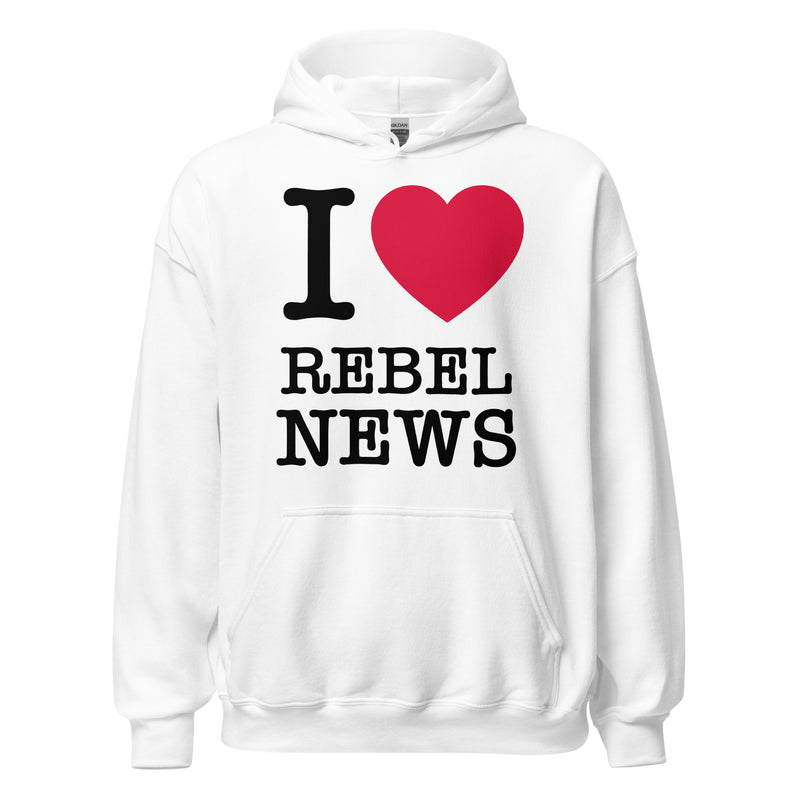 Load image into Gallery viewer, I Heart Rebel News- Unisex Hoodie