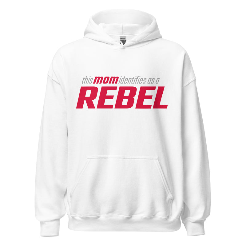 Load image into Gallery viewer, This Mom Identifies as a Rebel- Unisex Hoodie