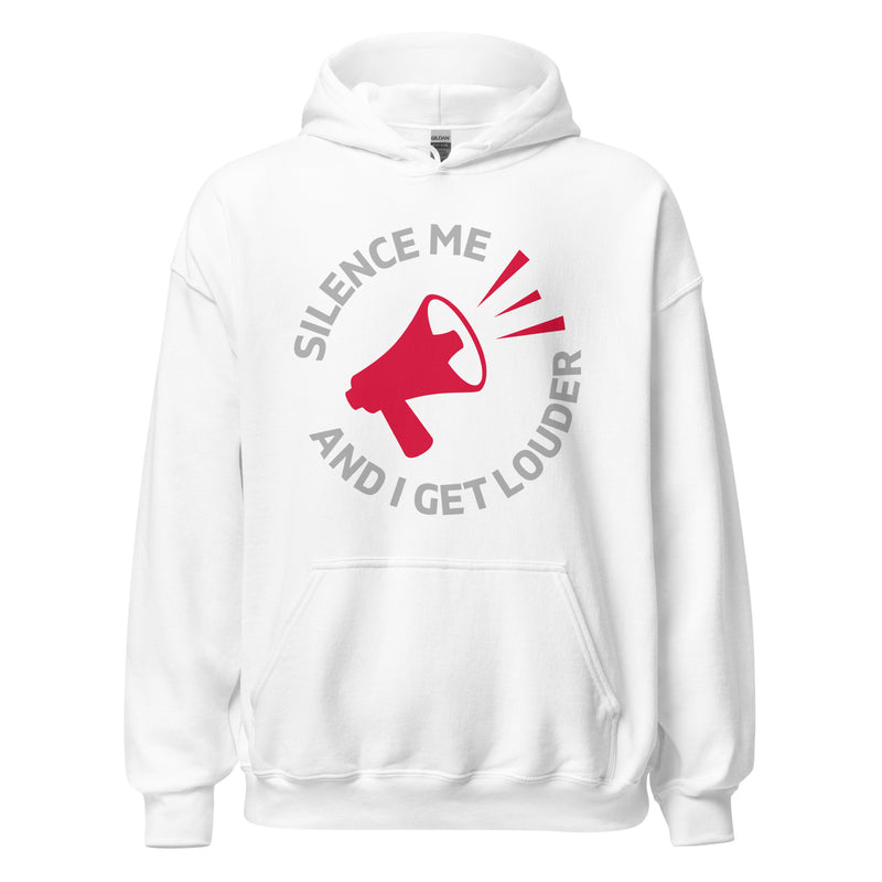 Load image into Gallery viewer, Silence Me and I Get Louder Rebel Horn- Unisex Hoodie