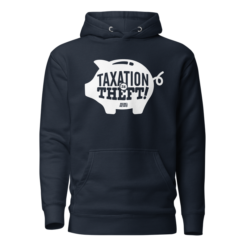 Load image into Gallery viewer, Taxation is Theft Unisex Hoodie