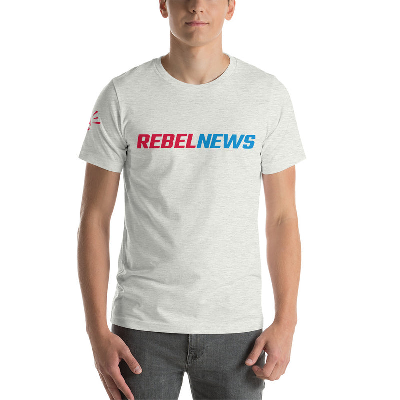 Load image into Gallery viewer, Rebel News Typography Logo- Unisex T-Shirt
