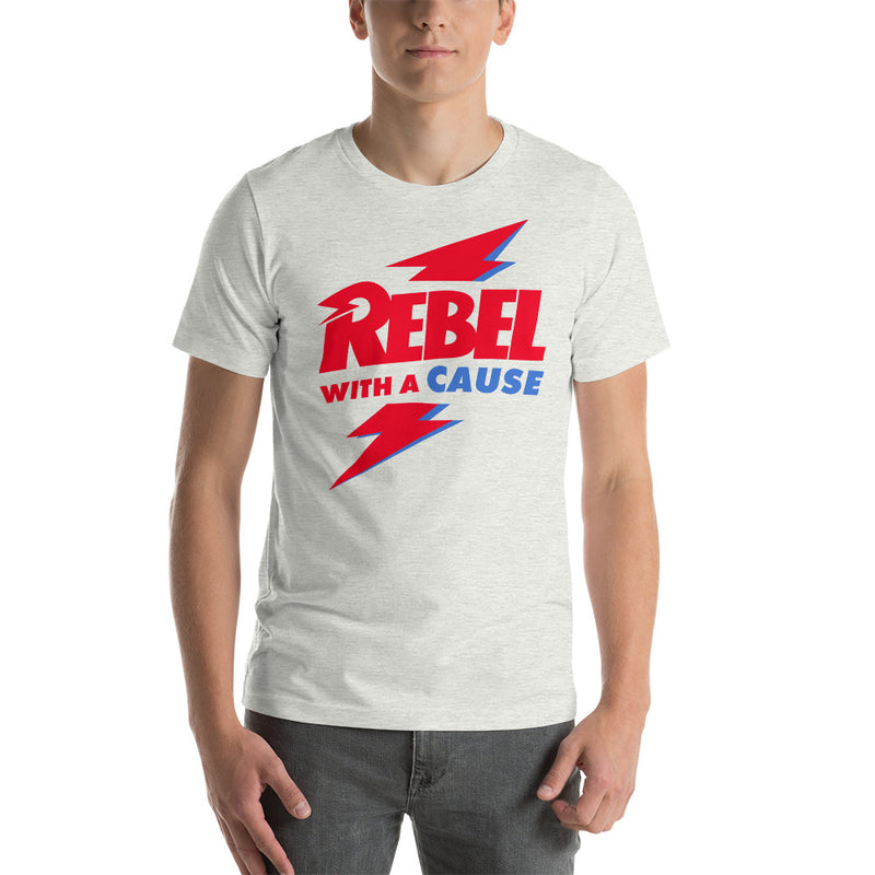 Load image into Gallery viewer, Rebel With A Cause Lightning- Unisex T-Shirt