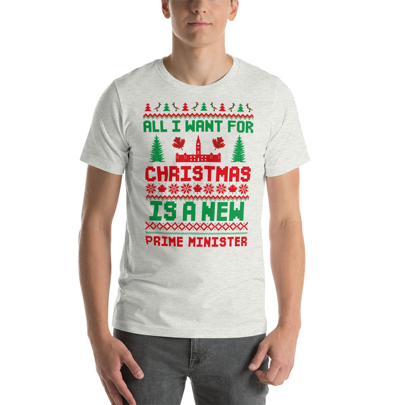 Load image into Gallery viewer, All I Want For Christmas Is A New Prime Minister- Unisex T-Shirt