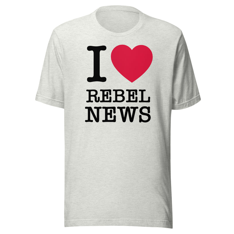 Load image into Gallery viewer, I Heart Rebel News- Unisex T-Shirt