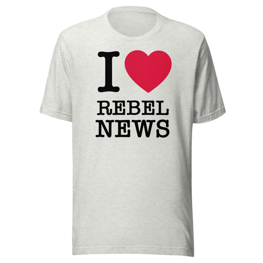I Heart Rebel News- Unisex T-Shirt