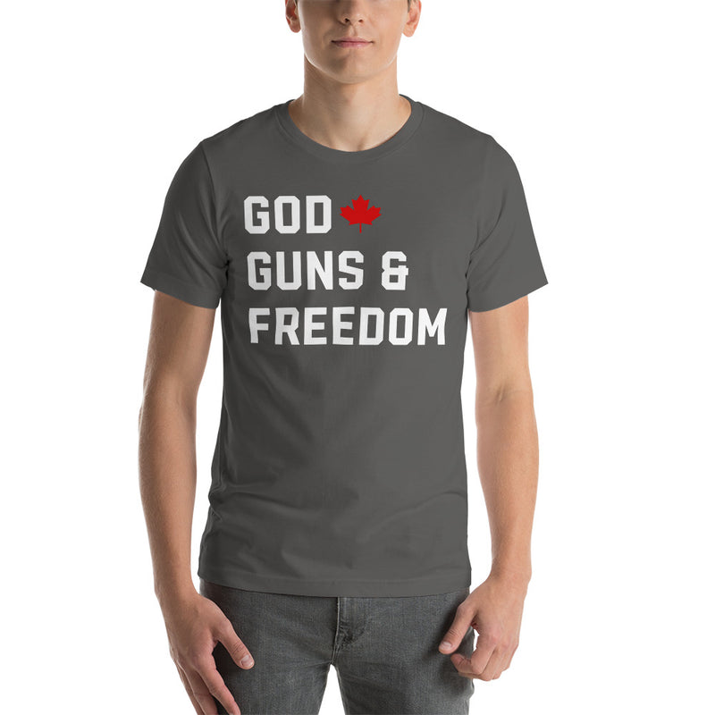 Load image into Gallery viewer, God, Guns & Freedom Canada- Unisex T-Shirt
