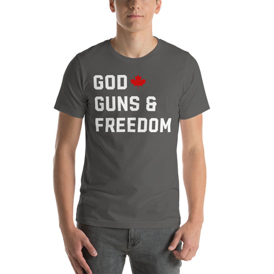 God, Guns & Freedom Canada- Unisex T-Shirt