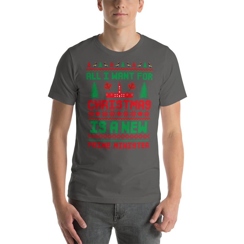 Load image into Gallery viewer, All I Want For Christmas Is A New Prime Minister- Unisex T-Shirt
