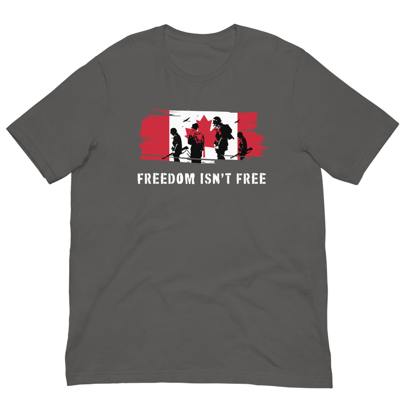Load image into Gallery viewer, Freedom Isn't Free Canada Unisex T-Shirt