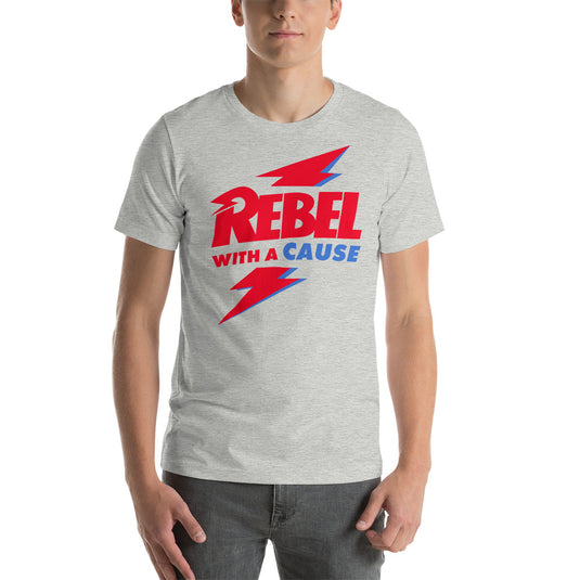 Rebel With A Cause Lightning- Unisex T-Shirt