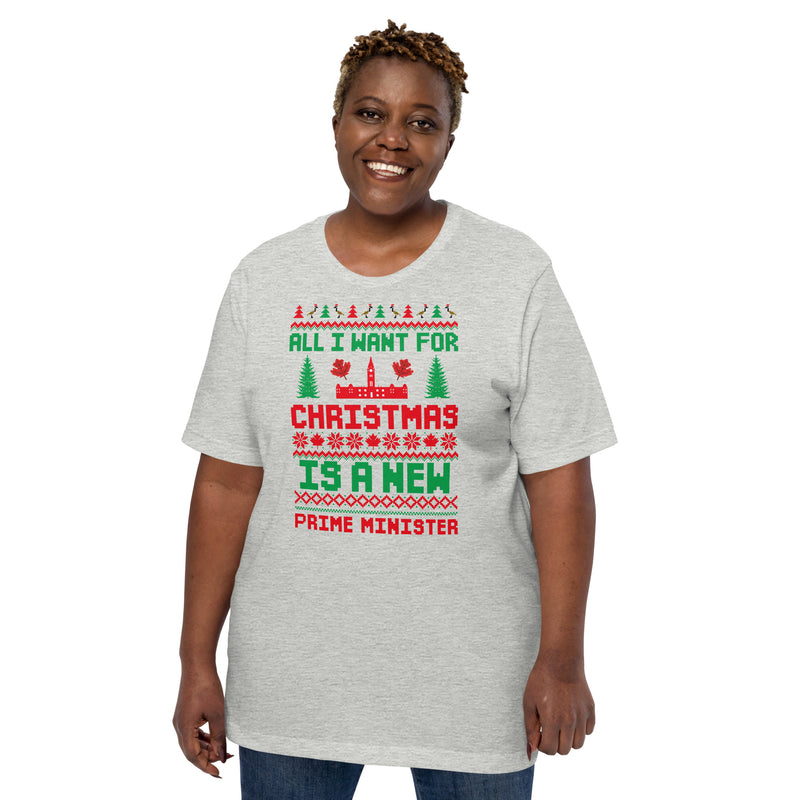 Load image into Gallery viewer, All I Want For Christmas Is A New Prime Minister- Unisex T-Shirt
