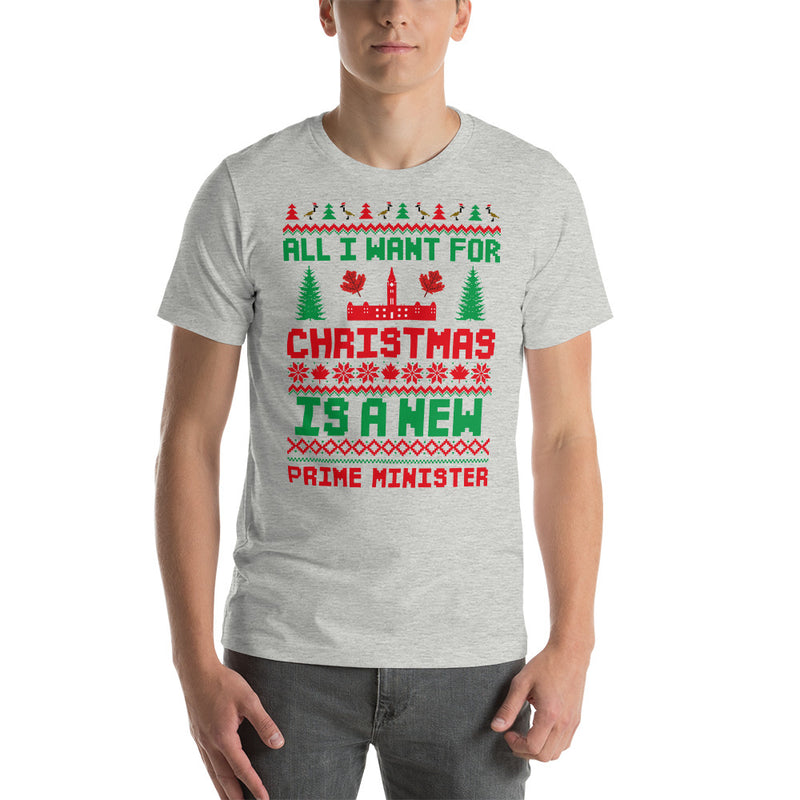Load image into Gallery viewer, All I Want For Christmas Is A New Prime Minister- Unisex T-Shirt