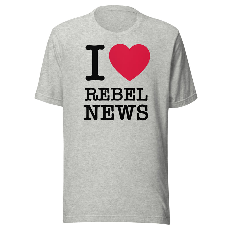Load image into Gallery viewer, I Heart Rebel News- Unisex T-Shirt