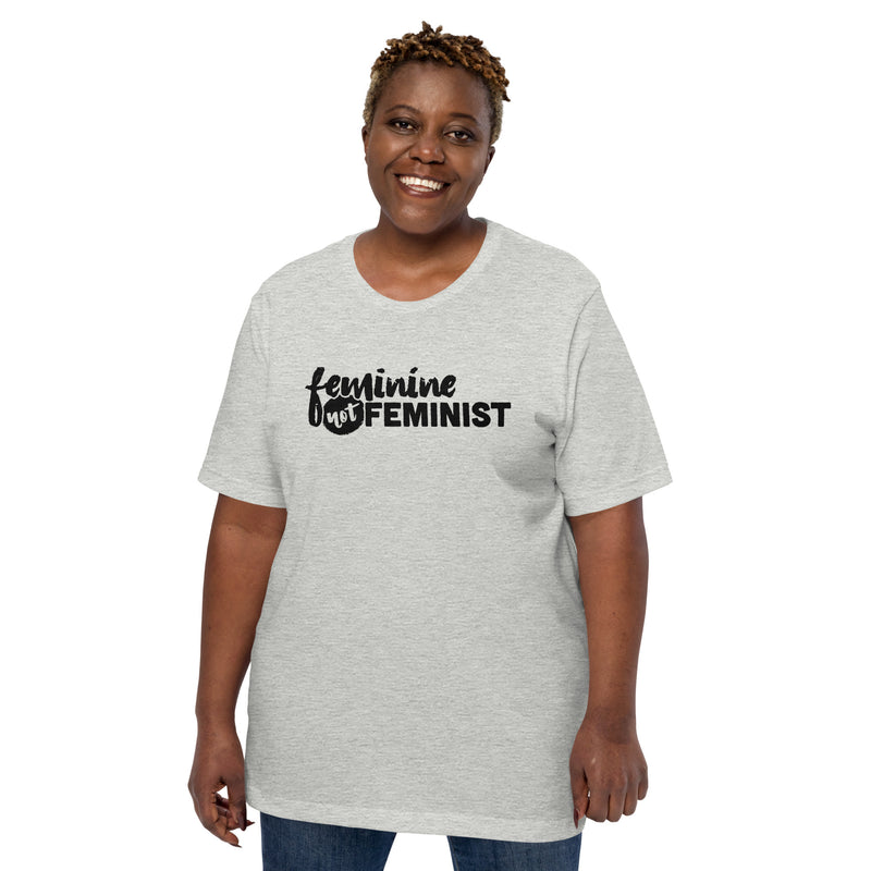 Load image into Gallery viewer, Feminine Not Feminist- Unisex T-Shirt