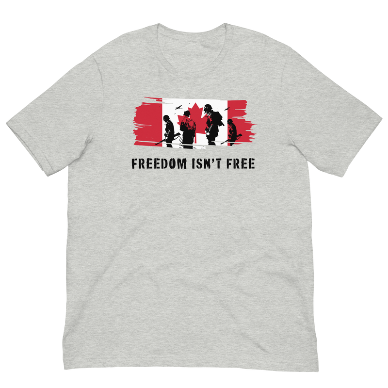 Load image into Gallery viewer, Freedom Isn't Free Canada Unisex T-Shirt