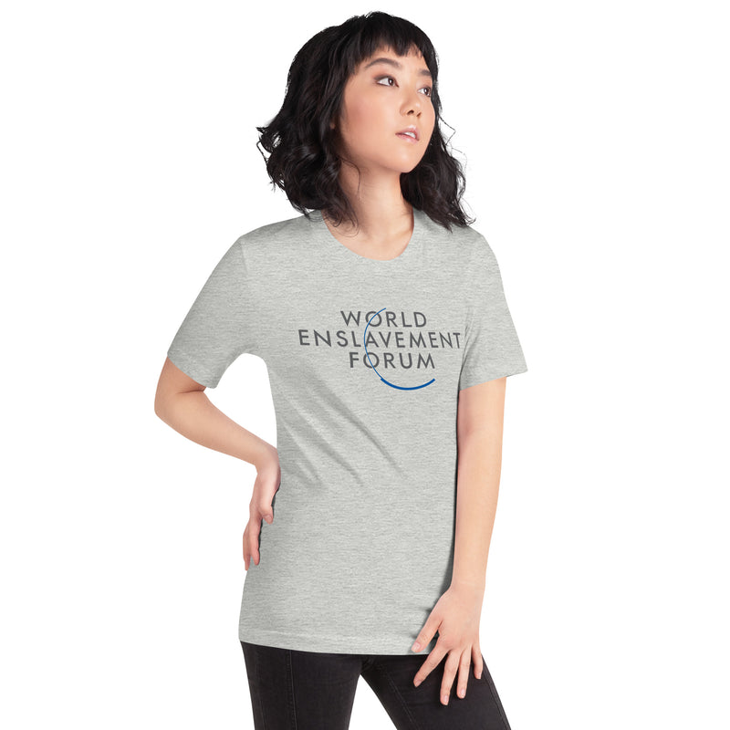 Load image into Gallery viewer, World Enslavement Forum- Unisex T-Shirt