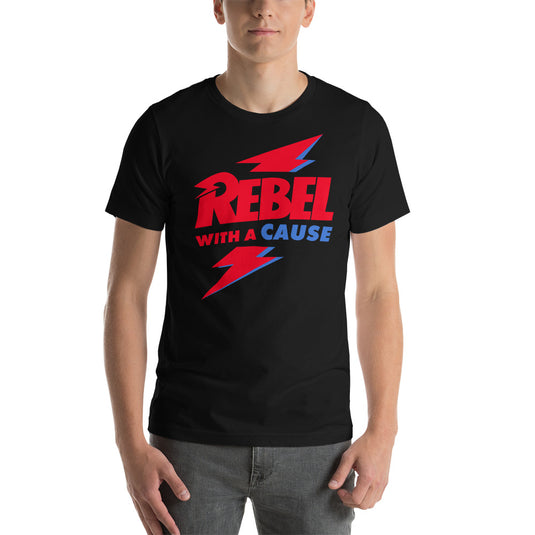 Rebel With A Cause Lightning- Unisex T-Shirt