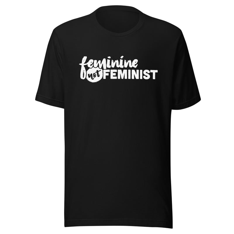 Load image into Gallery viewer, Feminine Not Feminist- Unisex T-Shirt