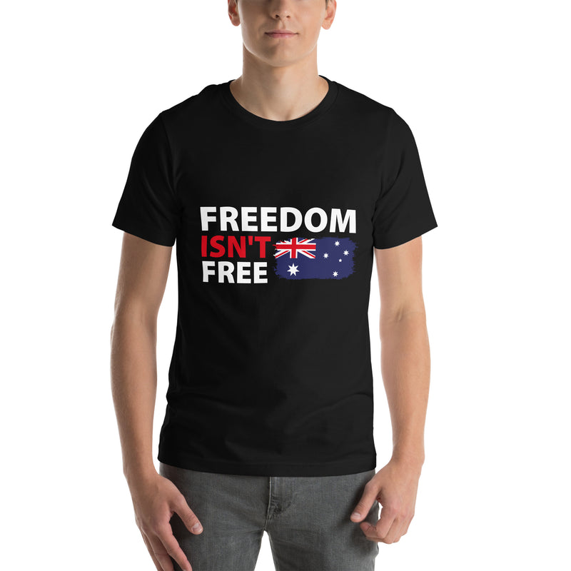 Load image into Gallery viewer, Freedom Isn't Free Flag Unisex T-Shirt (Australia)