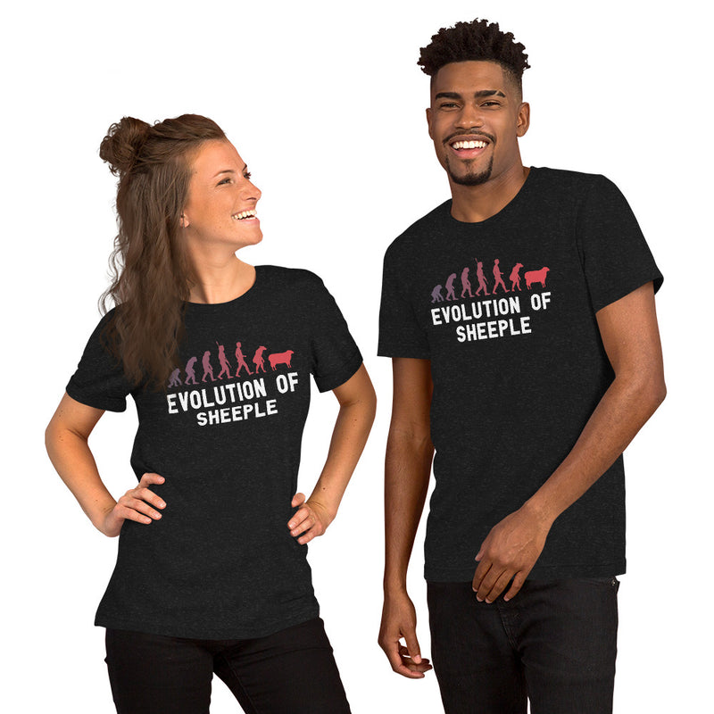Load image into Gallery viewer, Evolution of Sheeple-Unisex T-Shirt