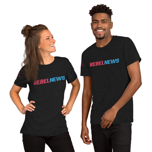 Rebel News Typography Logo- Unisex T-Shirt