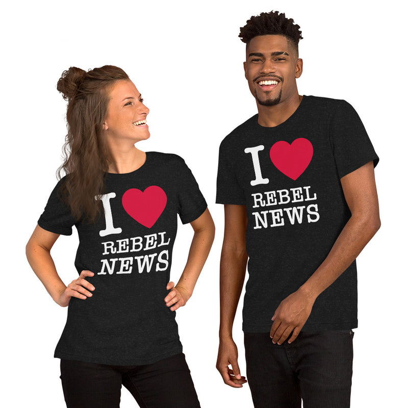 Load image into Gallery viewer, I Heart Rebel News- Unisex T-Shirt