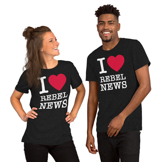 I Heart Rebel News- Unisex T-Shirt