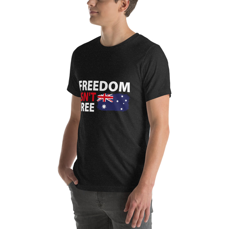 Load image into Gallery viewer, Freedom Isn't Free Flag Unisex T-Shirt (Australia)