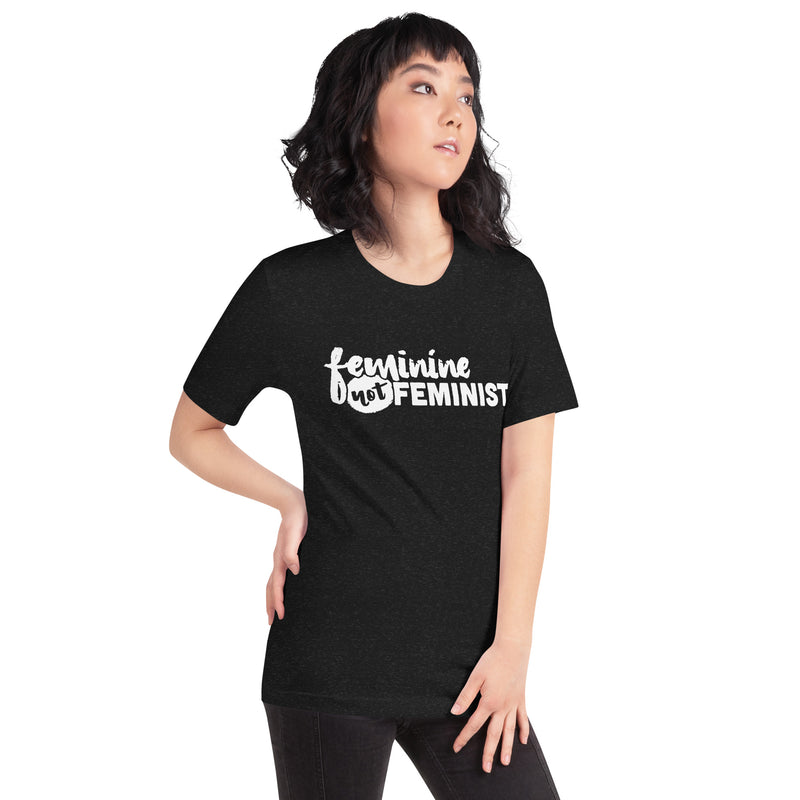 Load image into Gallery viewer, Feminine Not Feminist- Unisex T-Shirt