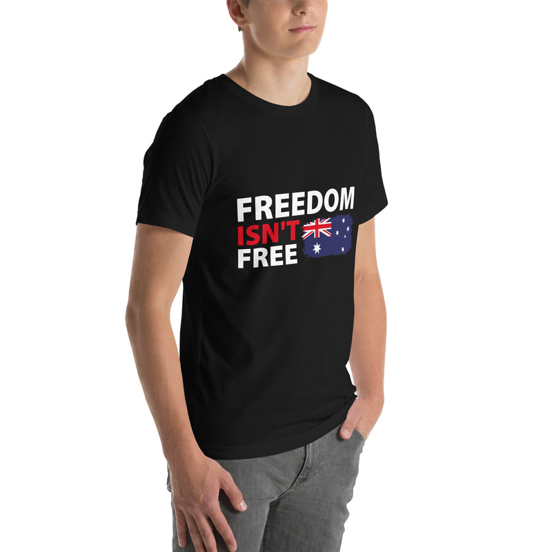 Load image into Gallery viewer, Freedom Isn't Free Flag Unisex T-Shirt (Australia)