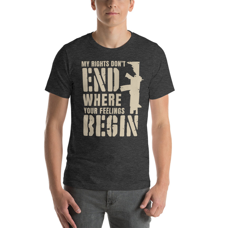 Load image into Gallery viewer, My Rights Don't End Where Your Feelings Begin-Unisex T-Shirt