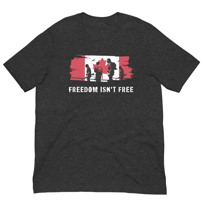 Load image into Gallery viewer, Freedom Isn't Free Canada Unisex T-Shirt