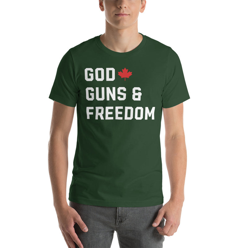 Load image into Gallery viewer, God, Guns & Freedom Canada- Unisex T-Shirt