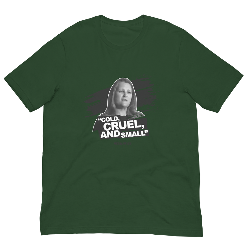 Load image into Gallery viewer, Cold, Cruel, and Small Unisex T-Shirt