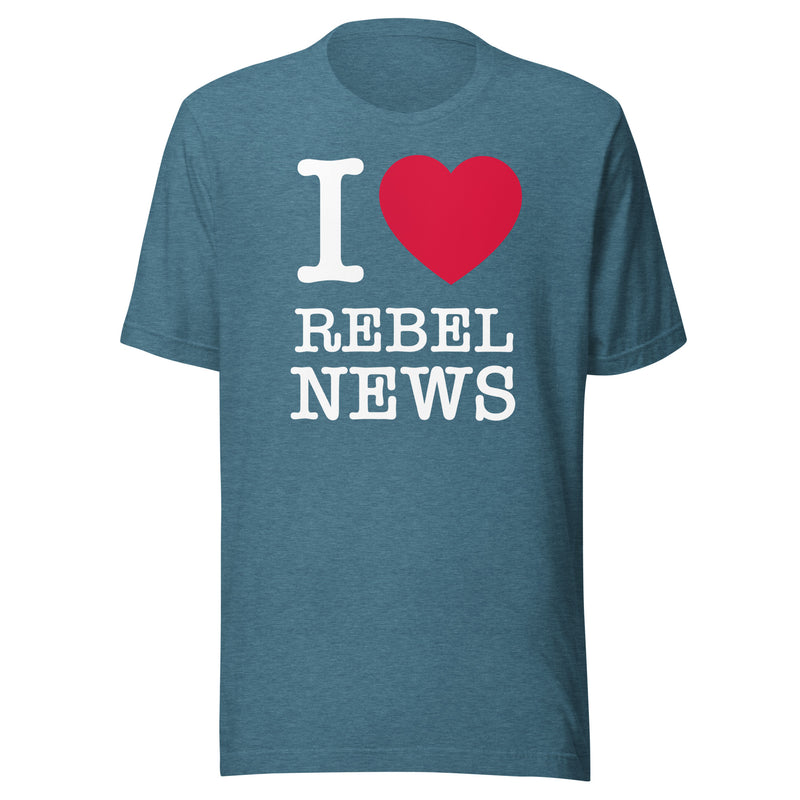 Load image into Gallery viewer, I Heart Rebel News- Unisex T-Shirt