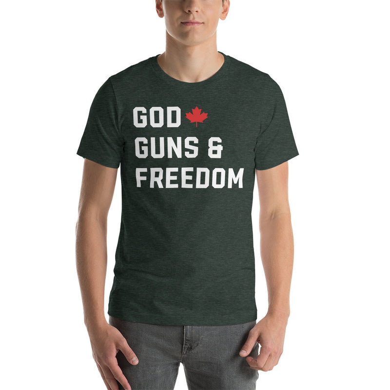 Load image into Gallery viewer, God, Guns & Freedom Canada- Unisex T-Shirt