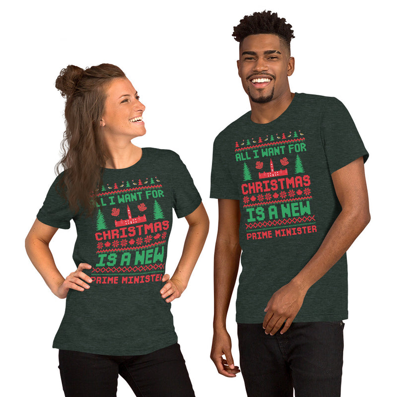 Load image into Gallery viewer, All I Want For Christmas Is A New Prime Minister- Unisex T-Shirt