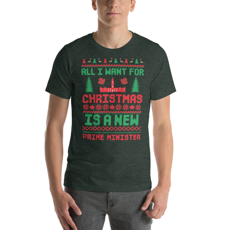 Load image into Gallery viewer, All I Want For Christmas Is A New Prime Minister- Unisex T-Shirt