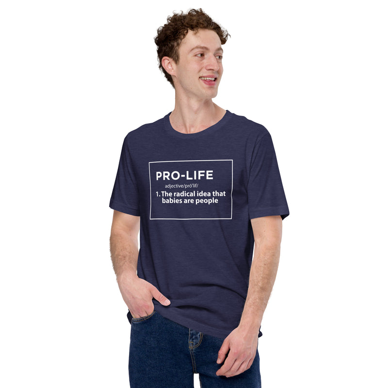 Load image into Gallery viewer, Pro-Life Definition- Unisex T-Shirt