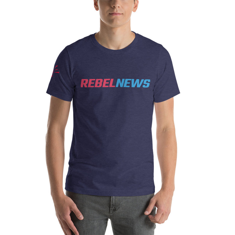 Load image into Gallery viewer, Rebel News Typography Logo- Unisex T-Shirt