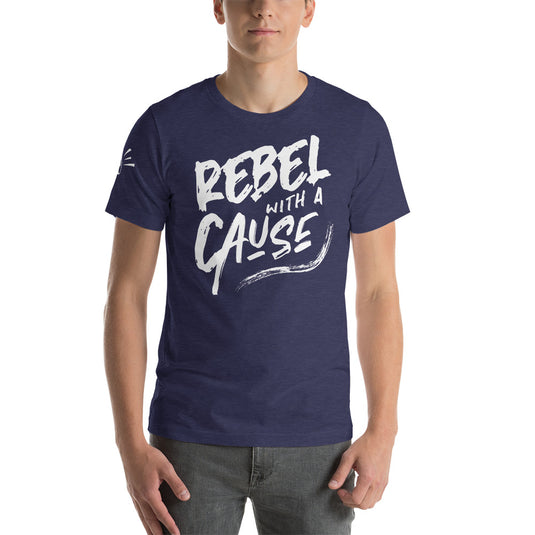 Rebel With A Cause Grunge- Unisex T-Shirt