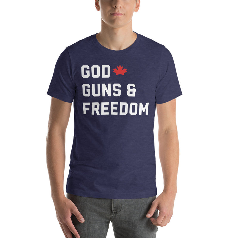 Load image into Gallery viewer, God, Guns & Freedom Canada- Unisex T-Shirt