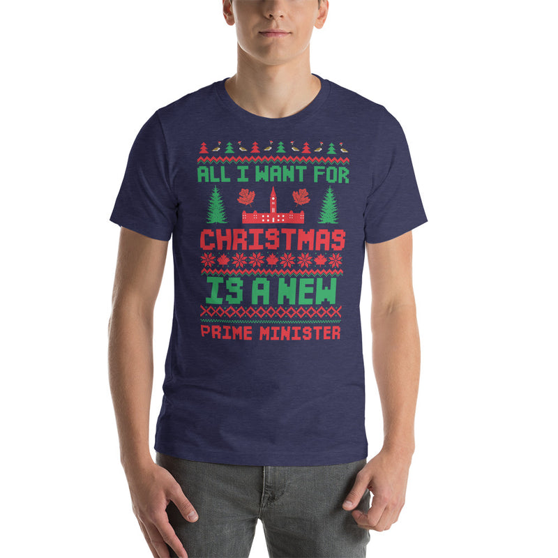Load image into Gallery viewer, All I Want For Christmas Is A New Prime Minister- Unisex T-Shirt