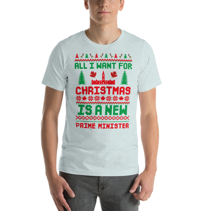 Load image into Gallery viewer, All I Want For Christmas Is A New Prime Minister- Unisex T-Shirt