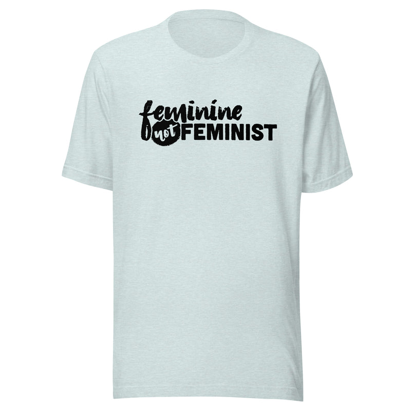 Load image into Gallery viewer, Feminine Not Feminist- Unisex T-Shirt