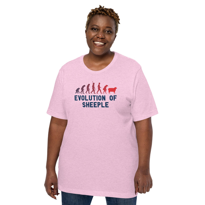 Load image into Gallery viewer, Evolution of Sheeple-Unisex T-Shirt