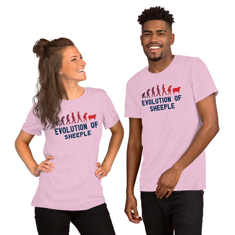Load image into Gallery viewer, Evolution of Sheeple-Unisex T-Shirt