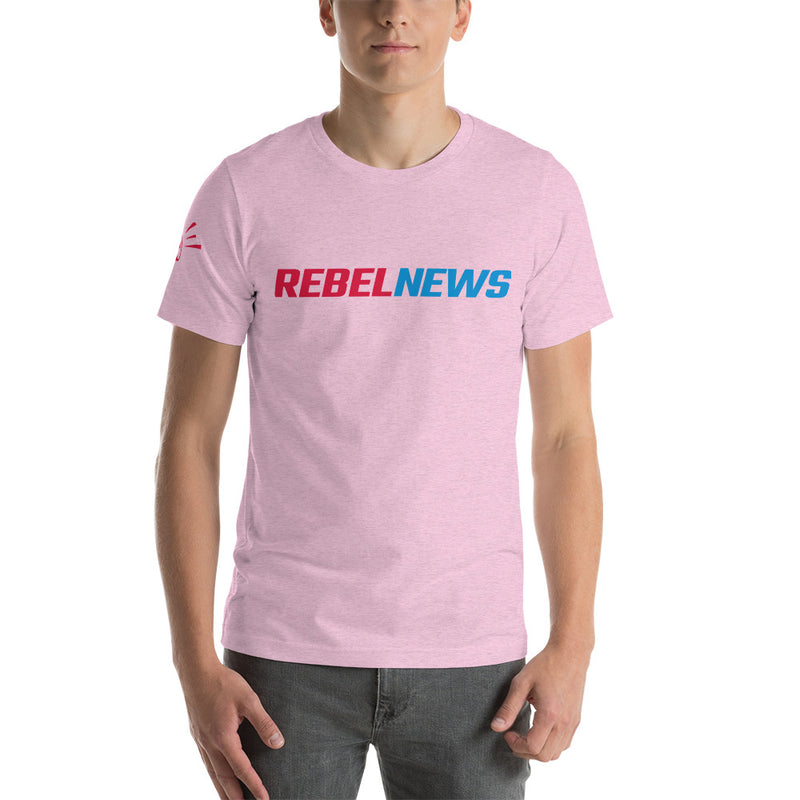 Load image into Gallery viewer, Rebel News Typography Logo- Unisex T-Shirt