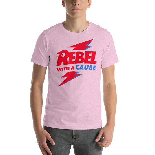 Rebel With A Cause Lightning- Unisex T-Shirt